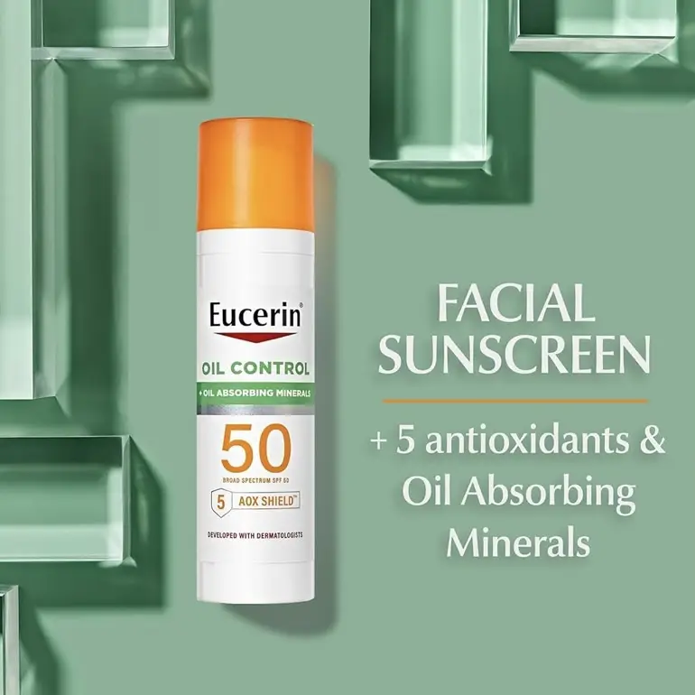 Eucerin Sun Clear Skin SPF 50 Face Sunscreen Lotion (75 ml)'s photo #2