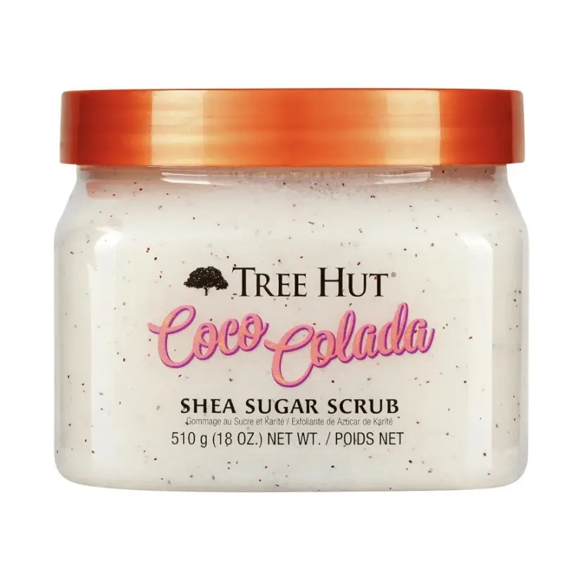 Tree Hut - Exfoliante de azúcar de karité, Coco Colada, 18 onzas — imagen 1