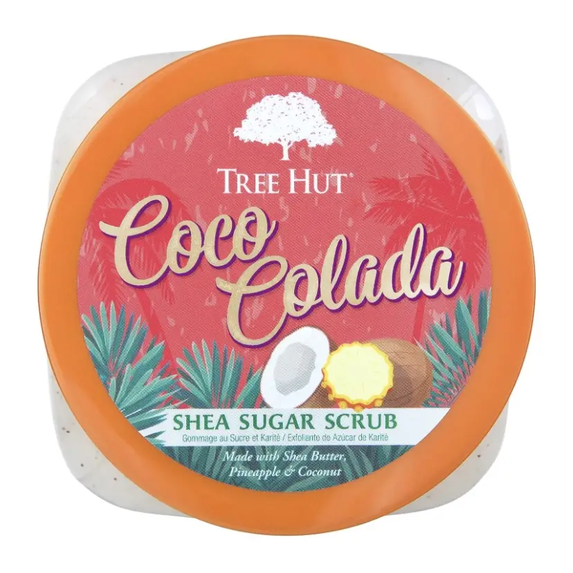 Tree Hut - Exfoliante de azúcar de karité, Coco Colada, 18 onzas — imagen 2