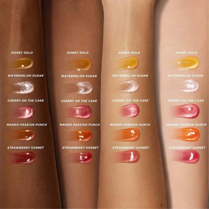 Honey Infused Hydrating Lip Oil. Color: Cherry On The Cake - Sheer Pinky Red Shimmer's photo #5