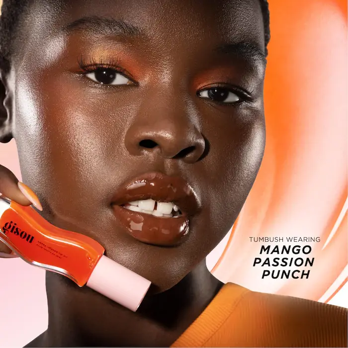 Honey Infused Hydrating Lip Oil. Color: Mango Passion Punch - Sheer Hot Coral's photo #8