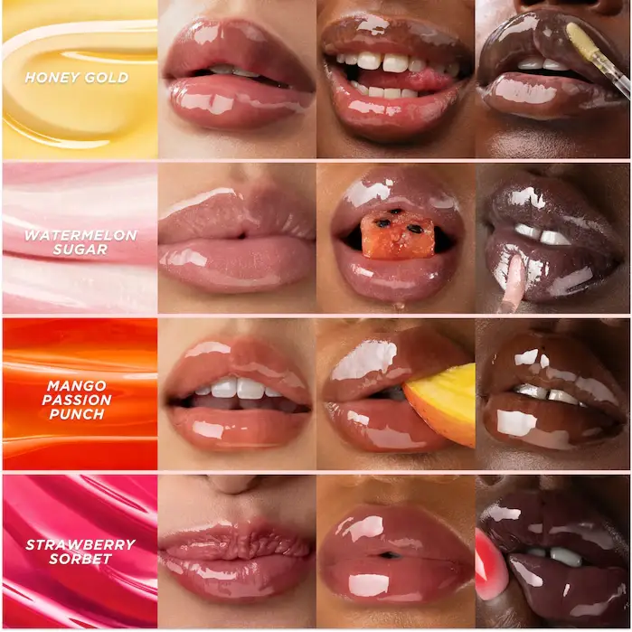 Honey Infused Hydrating Lip Oil. Color: Mango Passion Punch - Sheer Hot Coral's photo #4