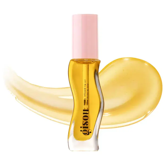 Honey Infused Hydrating Lip Oil. Color: Honey Gold - clear golden glow — imagen 1