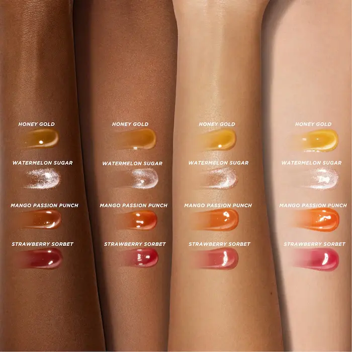Honey Infused Hydrating Lip Oil. Color: Honey Gold - clear golden glow — imagen 7