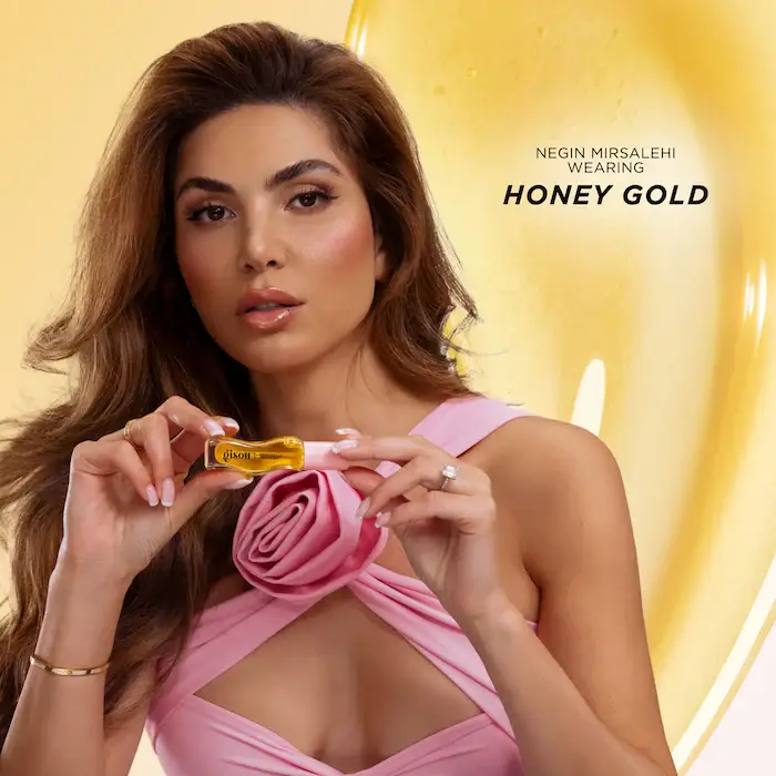 Honey Infused Hydrating Lip Oil. Color: Honey Gold - clear golden glow — imagen 9