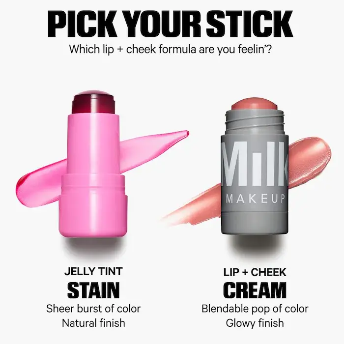 Jelly Tint Lip + Cheek Blush Stain. Color: Burst - Poppy Pink — imagen 8