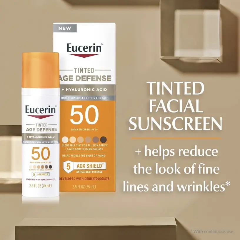Eucerin Sun Tinted Age Defense SPF 50 — imagen 2