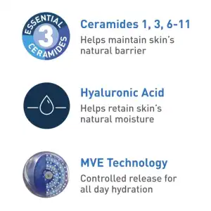 CeraVe Hydrating Facial Cleanser For Normal to Dry Skin (473 ml) miniatura 3