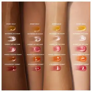 Honey Infused Hydrating Lip Oil. Color: Cherry On The Cake - Sheer Pinky Red Shimmer miniatura 6