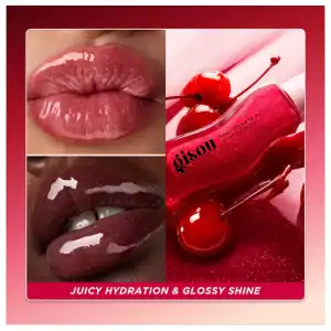 Honey Infused Hydrating Lip Oil. Color: Cherry On The Cake - Sheer Pinky Red Shimmer miniatura 2