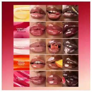 Honey Infused Hydrating Lip Oil. Color: Cherry On The Cake - Sheer Pinky Red Shimmer miniatura 5
