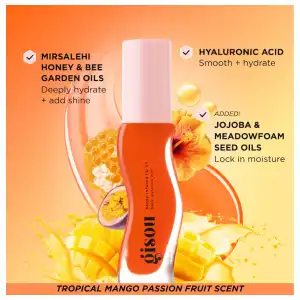Honey Infused Hydrating Lip Oil. Color: Mango Passion Punch - Sheer Hot Coral miniatura 3