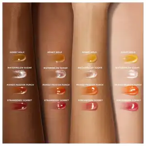 Honey Infused Hydrating Lip Oil. Color: Honey Gold - clear golden glow miniatura 7