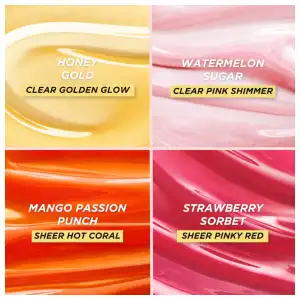 Honey Infused Hydrating Lip Oil. Color: Honey Gold - clear golden glow miniatura 11