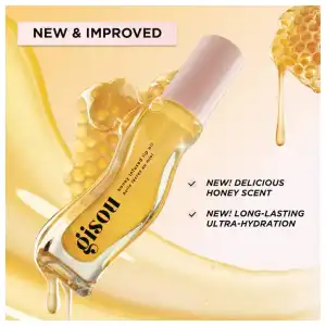 Honey Infused Hydrating Lip Oil. Color: Honey Gold - clear golden glow miniatura 2
