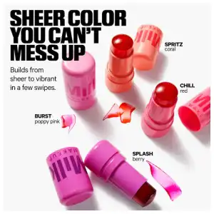 Jelly Tint Lip + Cheek Blush Stain. Color: Burst - Poppy Pink miniatura 7
