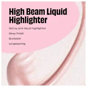 High Beam Satin Pink Liquid Highlighter. Radiant finish - Standard size miniatura 2
