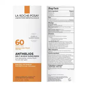 La Roche-Posay Anthelios Melt-In Milk Protector solar SPF 60, protector solar para cuerpo y cara miniatura 6